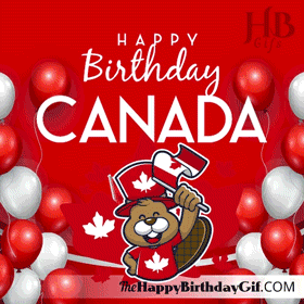 Happy Birthday Canada Gif - 25 7 Happy Birthday Canada Happy Canada Day Gif