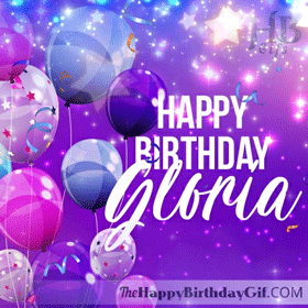 Happy Birthday Gloria Gif - 49 7 Happy Birthday Gloria Gif