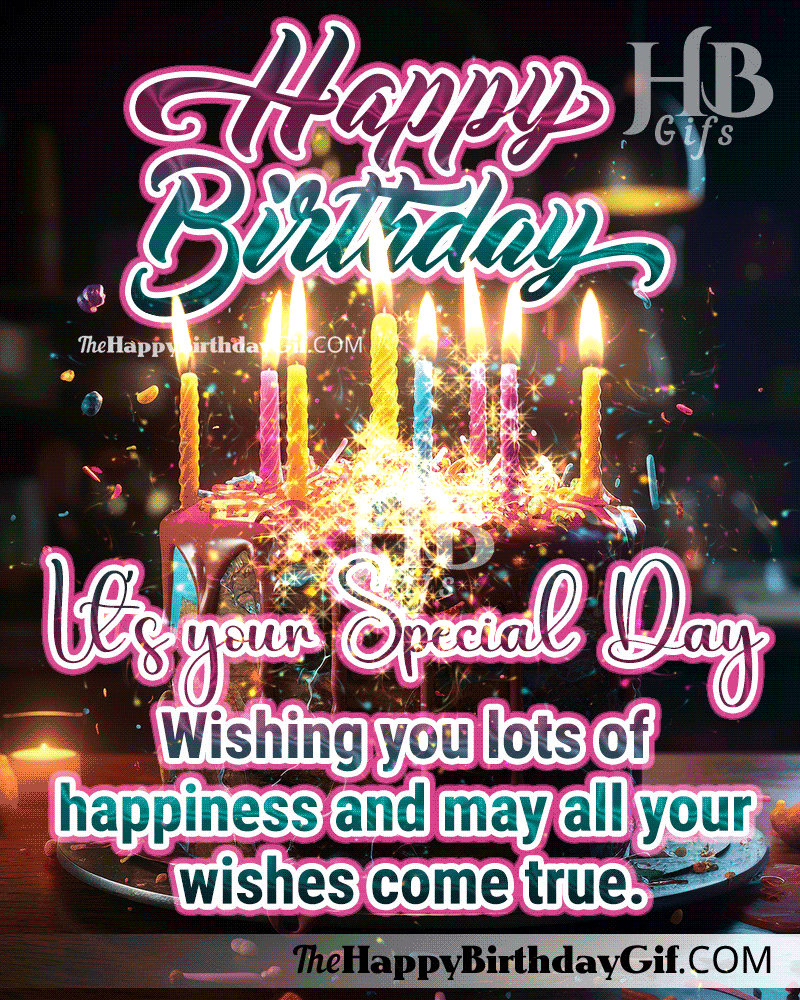 Animated Happy Birthday Wishes Card 2 Animated Happy Birthday Wishes Card - Happy Birthday Gif