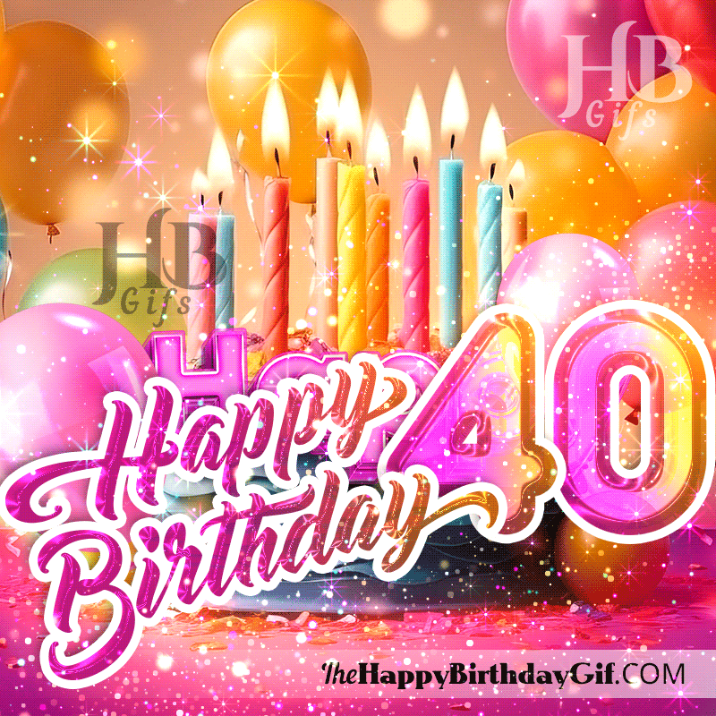 Happy 40th Birthday Gif 2 Happy 40th Birthday Gif