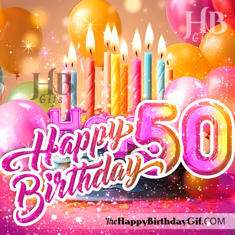 Happy 50th Birthday Gif 2 Happy 50th Birthday Gif