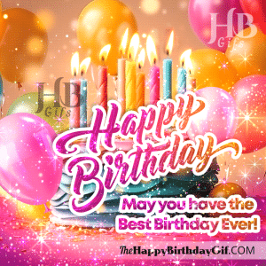 Cake Birthday Gif - Happy Birthday Gif